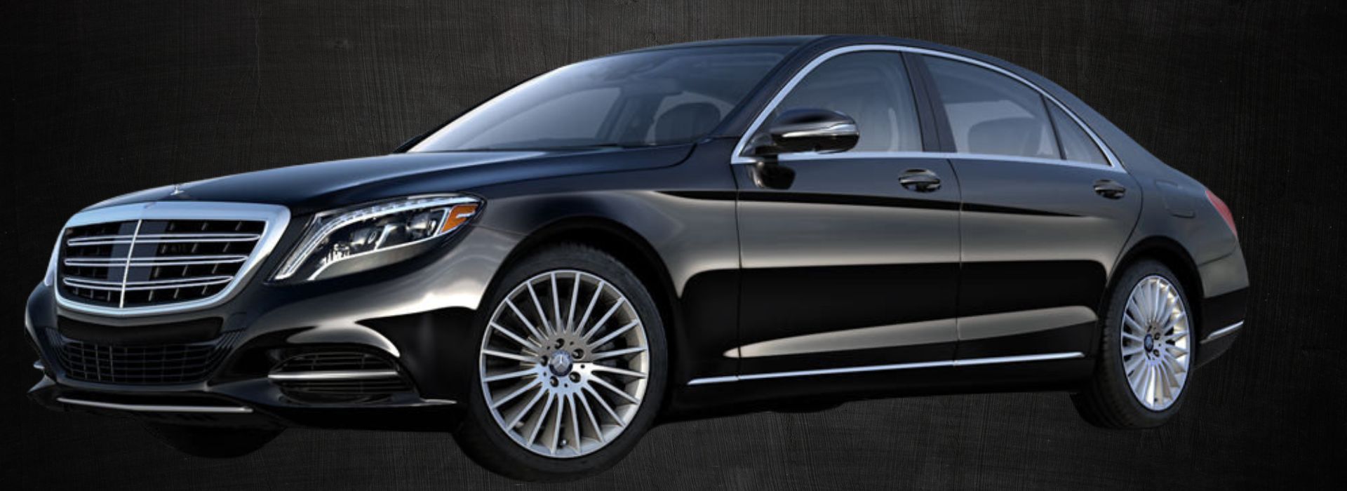 black luxury sedan